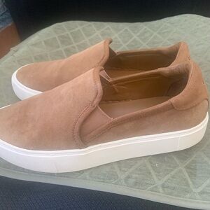 UGG brown suede slip on sneakers, Size 8.5
